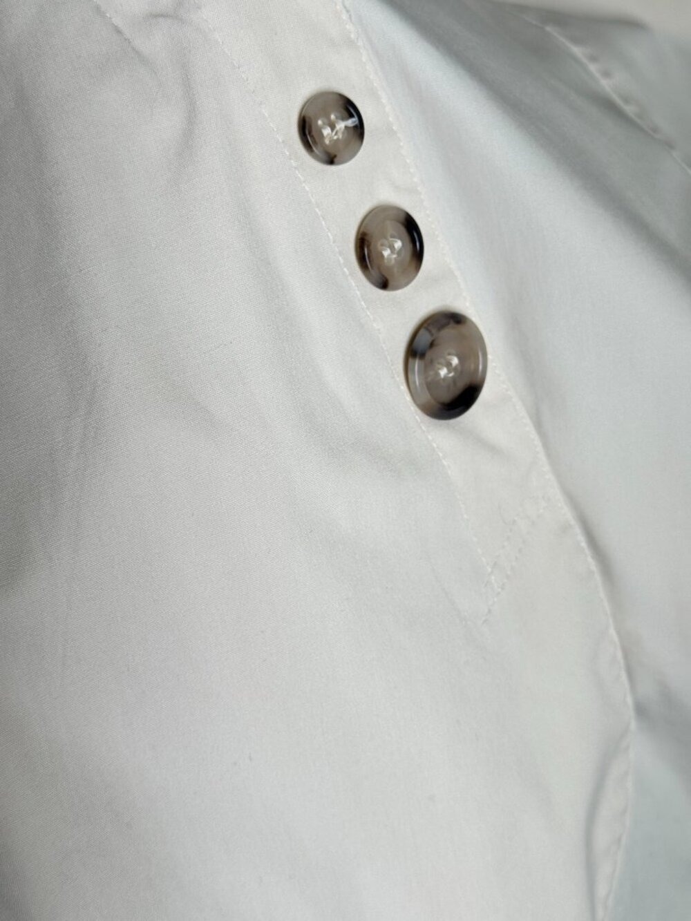 Vintage 60s 70s London Fog Maincoats Rain Coat 14 Petite Ivory Trench - Picture 6 of 14